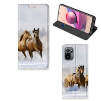 Xiaomi Redmi Note 10 4G | 10S | Poco M5s Hoesje maken Paarden - thumbnail