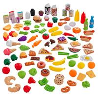 KidKraft 63330 Tasty Treats doen-alsof etenswarenspeelset. 115 onderdelen en accessoires voor speelgoedkeukens