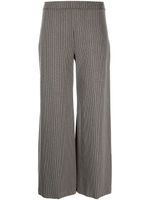 Rosetta Getty pantalon évasé à chevrons - Gris