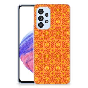 Samsung Galaxy A53 5G TPU bumper Batik Oranje