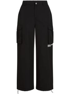 Karl Lagerfeld Jeans pantalon de jogging à logo imprimé - Noir