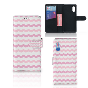 Samsung Xcover Pro Telefoon Hoesje Waves Roze