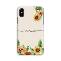 Zonnebloemen: iPhone X Volledig Geprint Hoesje - thumbnail