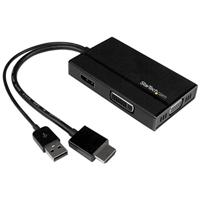 StarTech.com Travel A/V-adapter, 3-in-1 HDMI naar DisplayPort, VGA of DVI, 1920 x 1200, HDMI-adapter