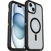 OtterBox Defender XT-hoes voor iPhone 15 Plus/iPhone 14 Plus met MagSafe, schokbestendig, valbestendig, ultrarobuust, 5x getest volgens militaire standaard, Transparent/Zwart