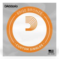 D&apos;Addario BW039 Bronze Wound Acoustic Guitar Single String .039 losse snaar voor westerngitaar