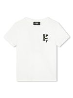 Karl Lagerfeld Kids t-shirt Ikonik en coton bilogique - Blanc - thumbnail