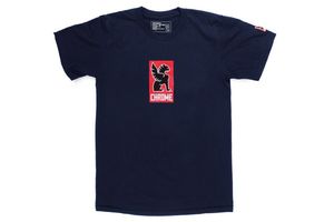 Chrome Lock Up T-Shirt - Blauw