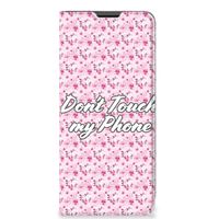 Motorola Moto G51 5G Design Case Flowers Pink DTMP - thumbnail