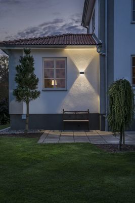 Konstsmide Chieri 7853-370 LED-buitenlamp (wand) Energielabel: G (A - G) 7.2 W Antraciet