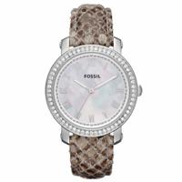 Horlogeband Fossil ES3116 Leder Beige 18mm - thumbnail