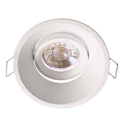 Plafondinbouwring ARKTUR, ROND, 12V DC, GU5.3 / MR16, max. 50W, 30° kantelbaar