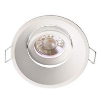 Plafondinbouwring ARKTUR, ROND, 12V DC, GU5.3 / MR16, max. 50W, 30° kantelbaar