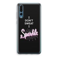 Sparkle quote: Huawei P20 Pro Transparant Hoesje - thumbnail