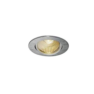 SLV plafondinbouwarmatuur NEW TRIA rond/ledspot, schijnwerper, plafondspot, plafondarmatuur, inbouwarmatuur, binnenverlichting / 1800-3000K 7,2 W 430 lm aluminium dimbaar 38 graden