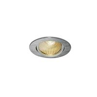 SLV plafondinbouwarmatuur NEW TRIA rond/ledspot, schijnwerper, plafondspot, plafondarmatuur, inbouwarmatuur, binnenverlichting / 1800-3000K 7,2 W 430 lm aluminium dimbaar 38 graden