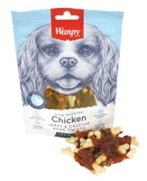 WANPY OVEN-ROASTED CHICKEN JERKY / CALCIUM BONE TWISTS 100 GR