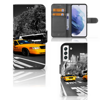 Samsung Galaxy S22 Flip Cover New York Taxi - thumbnail