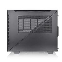 Thermaltake Divider 200 TG Air Black Micro-tower PC-behuizing Zwart 2 voorgeïnstalleerde ventilators, Zijvenster, Stoffilter - thumbnail