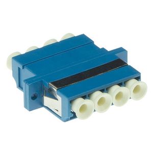 ACT Fiber optic LC-LC quad adapter singlemode OS2