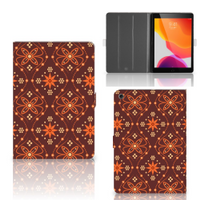 iPad 10.2 2019 | iPad 10.2 2020 | 10.2 2021 Tablet Hoes Batik Brown