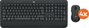 Logitech MK545 Draadloze Toetsenbord en Muis QWERTY 4-Pack