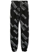 Versace Jeans Couture pantalon de jogging à motif monogrammé - Noir