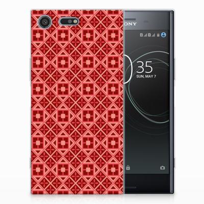 Sony Xperia XZ Premium TPU bumper Batik Rood