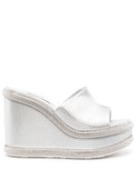 Casadei mules jasmin Diadema 80 mm - Argent