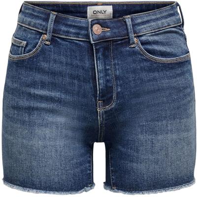 Blush  life mid sk raw shorts dark blue de