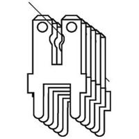 Vogt Verbindungstechnik 03866c.68 Plug-tong Insteekbreedte: 6.3 mm Insteekdikte: 0.8 mm 2000 stuk(s)