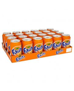 Fanta Fanta - Orange 330ml 24 Blikjes