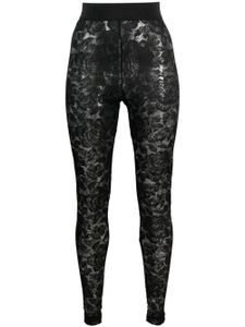 Dolce & Gabbana legging à taille à logo - Noir