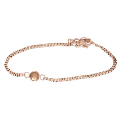 iXXXi Armband Box Chain Top Part Base Rosé