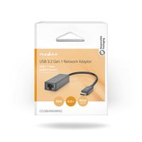 USB-netwerkadapter | USB 3.2 Gen 1 | 2.5 Gbps | USB-C© Male | RJ45 Female | 0.20 m | Rond | Vernik - thumbnail