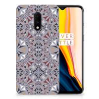 OnePlus 7 TPU Siliconen Hoesje Flower Tiles