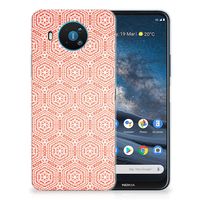 Nokia 8.3 TPU bumper Pattern Orange