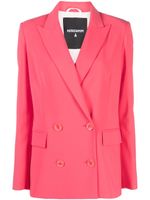 Patrizia Pepe blazer Essential à boutonnière croisée - Rose