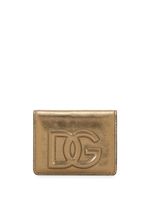 Dolce & Gabbana portefeuille en cuir à plaque logo DG