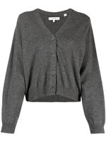 Chinti & Parker cardigan crop en laine à col v - Gris