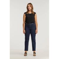 Yesta high waist straight fit jeans Ayda dark denim