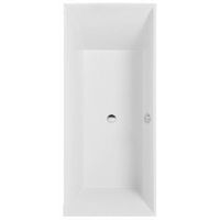 Villeroy & Boch Squaro bad quaryl rechthoekig 179.4x79.4x50cm Slim Line met poten wit UBQ180SQS2V-01 - thumbnail