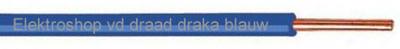 Draka VD draad draad 2,5mm blauw rol 100M