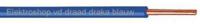 Draka VD draad draad 2,5mm blauw rol 100M