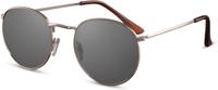 CWI zonnebril unisex rond goud/zwart (CWI2154)