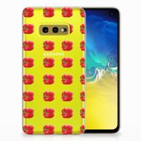 Samsung Galaxy S10e Siliconen Case Paprika Red