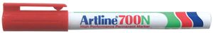 Permanent marker Artline 700N rood