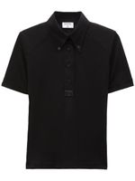 Filippa K polo en maille fine à patch logo - Noir