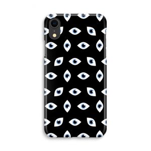 Eyes pattern: iPhone XR Volledig Geprint Hoesje