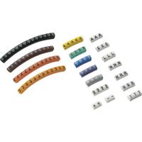 TRU COMPONENTS ECMKP-2 Markeerclip Opdruk 0 - 9, A, E, L, N, R, S, T, -, + Buitendiameter 2 tot 5 mm 545010